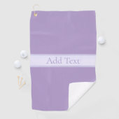 カスタマイズエレガント可能なライトラベンダーパープル ゴルフタオル (インサイチュ)