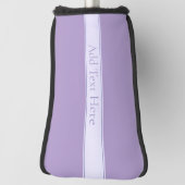 カスタマイズエレガント可能なライトラベンダーパープル ゴルフヘッドカバー (回転90)