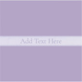 カスタマイズエレガント可能なライトラベンダーパープル シール (正面)