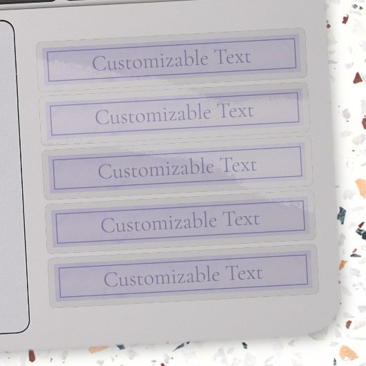 カスタマイズエレガント可能なライトラベンダーパープル シール