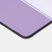 カスタマイズエレガント可能なライトラベンダーパープル デスクマット (コーナー)