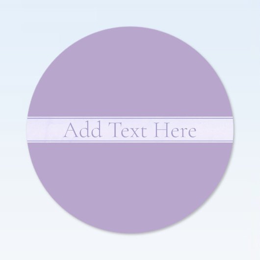 カスタマイズエレガント可能なライトラベンダーパープル ラベル