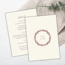 カスタマイズエレガント可能なリース結婚のエンクロージャカード