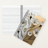 カスタマイズエレガント可能なルールドノートブック ノートブック (内側)