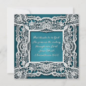 カスタマイズエレガント可能なレース枠 シーズンカード (正面)