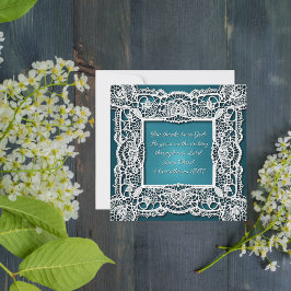 カスタマイズエレガント可能なレース枠 シーズンカード