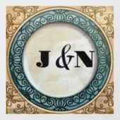 カスタマイズエレガント可能な古代デザインウィンドウの固定 ウィンドウサイン (シート)