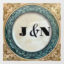 カスタマイズエレガント可能な古代デザインウィンドウの固定 ウィンドウサイン