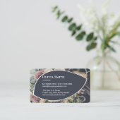 カスタマイズエレガント可能な花屋の名刺 ロイヤリティカード (スタンド正面)