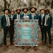 カスタマイズエレガント可能な銅ターコイズ枠 フラスク