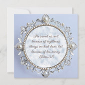 カスタマイズエレガント可能なSiverフレーム シーズンカード (正面)