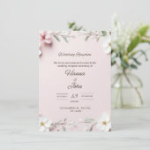 カスタマイズエレガント可能結婚式招待状 招待状 (スタンド正面)