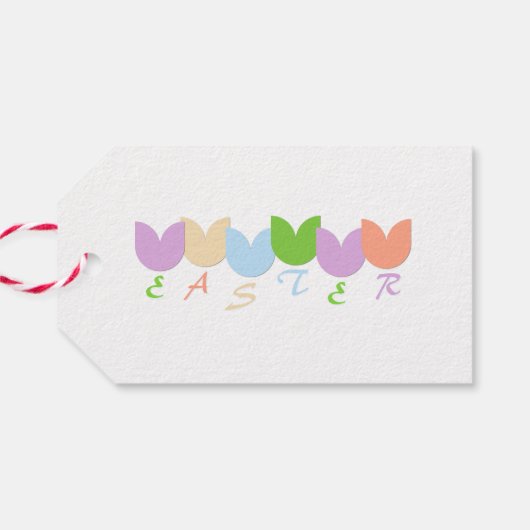 カスタマイズエレガント春 ギフトタグ (裏面横)