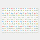 カスタマイズエレガント聖降誕祭 ラッピングペーパーシート (正面)