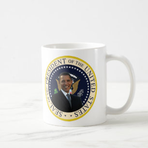 カスタマイズオバマの大統領のなシール- コーヒーマグカップ
