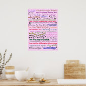 カスタマイズオーガニック肯定 ポスター (キッチン)