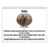 カスタマイズカウボーイのカレンダー2 - カレンダー (カバー)