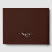 カスタマイズカジュアル可能な精神 ゲストブック (裏面)