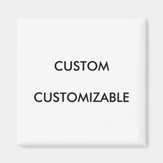 カスタマイズカスタマイズカスタム可能な空白の マグネット (正面)