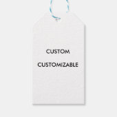 カスタマイズカスタム可能なカスタマイズ空白の ギフトタグ (正面)