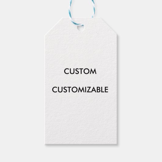 カスタマイズカスタム可能なカスタマイズ空白の ギフトタグ (正面)