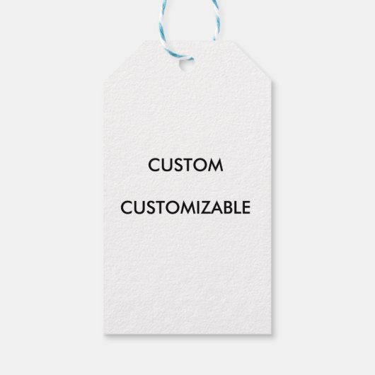 カスタマイズカスタム可能なカスタマイズ空白の ギフトタグ (裏面)