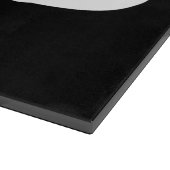 カスタマイズカッコいい可能な白いハンドルの口ひげ カッティングボード (角)