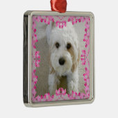 カスタマイズカバチョンフォトオーナメントカスタマイズ,ドッグ メタルオーナメント (右)