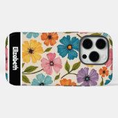 カスタマイズカラフル可能なフローラ電話カバー Case-Mate iPhoneケース (裏面 (横))