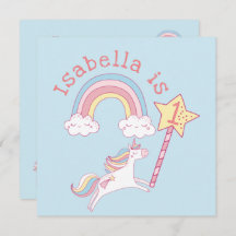 カスタマイズカラフル可能なユニコーン魔法ウォンド誕生日