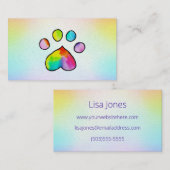 カスタマイズカラフル可能な名刺 名刺 (正面/裏面)