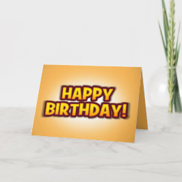 カスタマイズカラフル可能な子の誕生日カード カード