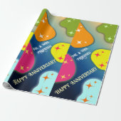 カスタマイズカラフル可能な抽象芸術ラップ紙 ラッピングペーパー (アンロールド)