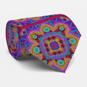 カスタマイズカラフル曼荼羅 ネクタイ (ロール)