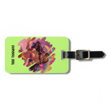 カスタマイズカリブの可能なカーニバルをテーマにした荷物タグ