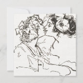 カスタマイズキスをする可能なヴィンテージレズ結婚ビアン (正面)