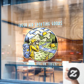 カスタマイズキャンピスポーツのング ウィンドウサイン (カフェ窓)