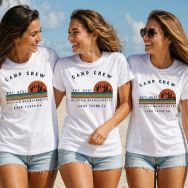 カスタマイズキャンプウィークエンドバチェラーetteパーティー トライブレンドTシャツ