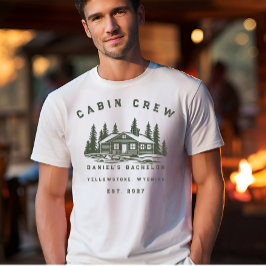 カスタマイズキャンプウィークエンド バチェラー・パーティー Tシャツ