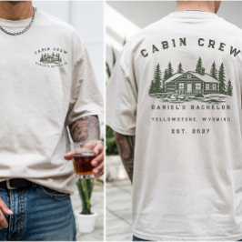 カスタマイズキャンプウィークエンド バチェラー・パーティー Tシャツ