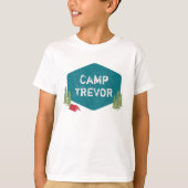 カスタマイズキャンプ名バースデーパーティー Tシャツ (正面)