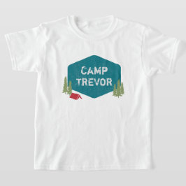 カスタマイズキャンプ名バースデーパーティー Tシャツ