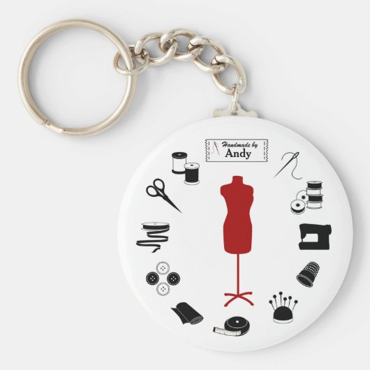 カスタマイズキーチェーンのラベル キーホルダー (正面)