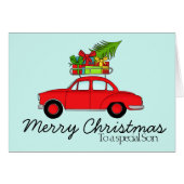 カスタマイズクラシック可能なクリスマスカー (正面横)