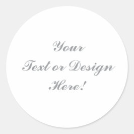 カスタマイズクラシック可能なラウンドステッカー – お使いのデザイン ラウンドシール