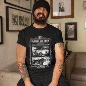 カスタマイズクラシック可能な自動車ショー Tシャツ