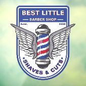 カスタマイズクラシック理容師ショップポール伝統的 ウィンドウサイン (シート3)