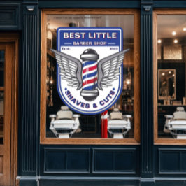 カスタマイズクラシック理容師ショップポール伝統的 ウィンドウサイン