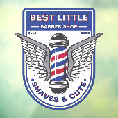 カスタマイズクラシック理容師ショップポール伝統的 ウィンドウサイン (シート3)