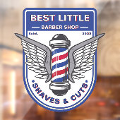 カスタマイズクラシック理容師ショップポール伝統的 ウィンドウサイン (シート2)